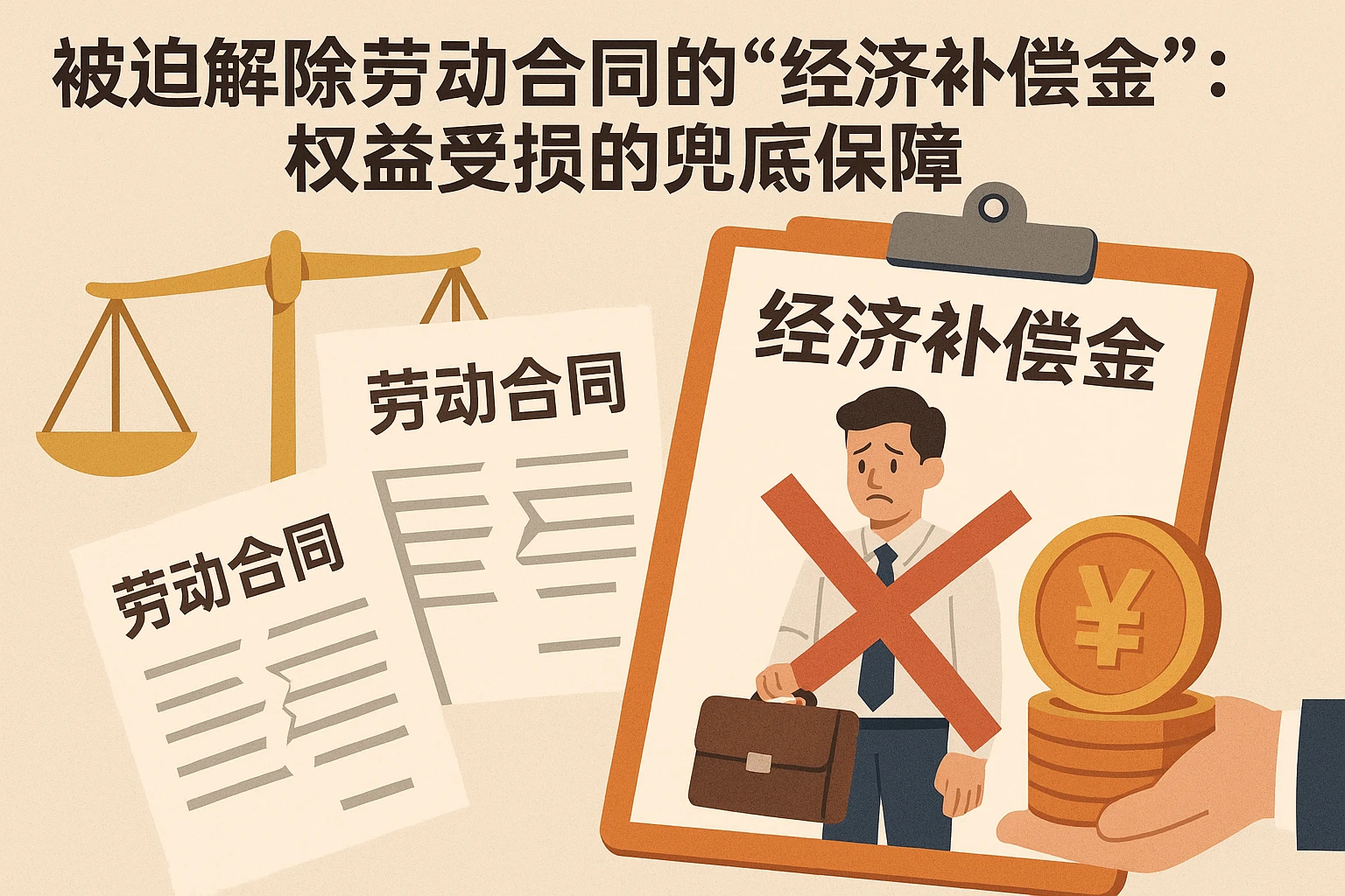 2. 被迫解除劳动合同的“经济补偿金”:权益受损的兜底保障