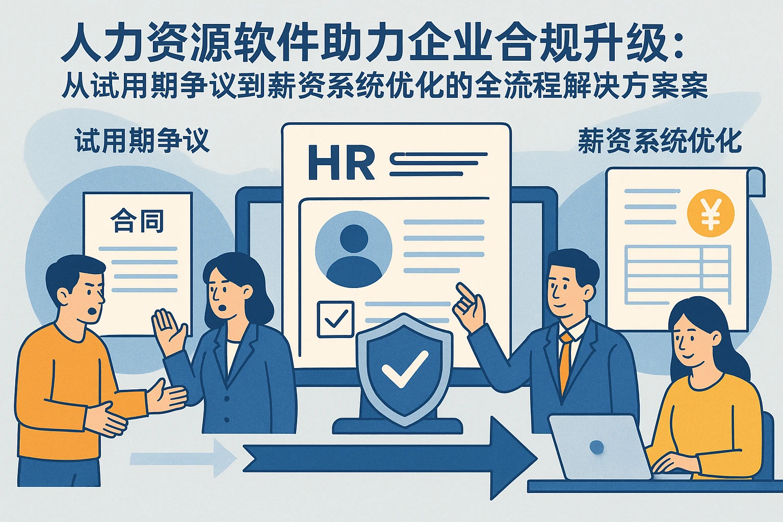 人力资源软件助力企业合规升级:从试用期争议到薪资系统优化的全流程解决方案