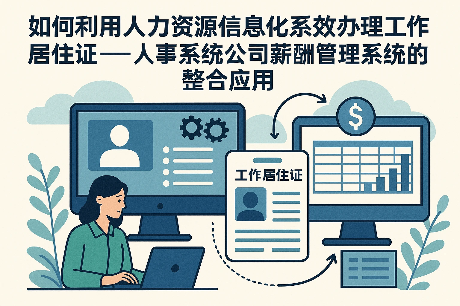 如何利用人力资源信息化系统高效办理工作居住证——人事系统公司薪酬管理系统的整合应用