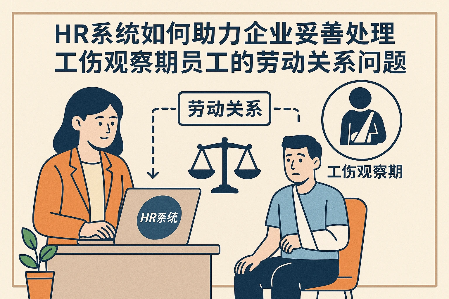 HR系统如何助力企业妥善处理工伤观察期员工的劳动关系问题