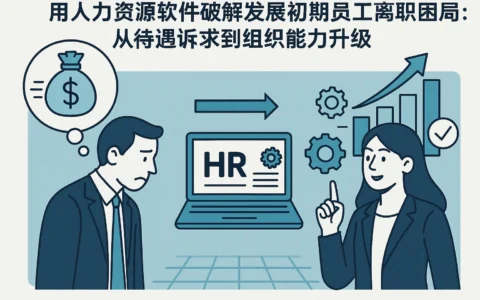 用人力资源软件破解发展初期员工离职困局：从待遇诉求到组织能力升级