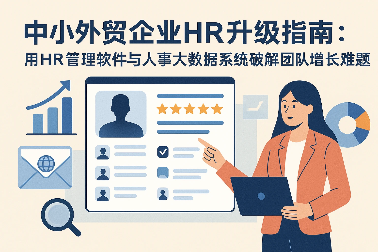 中小外贸企业HR升级指南：用HR管理软件与人事大数据系统破解团队增长难题