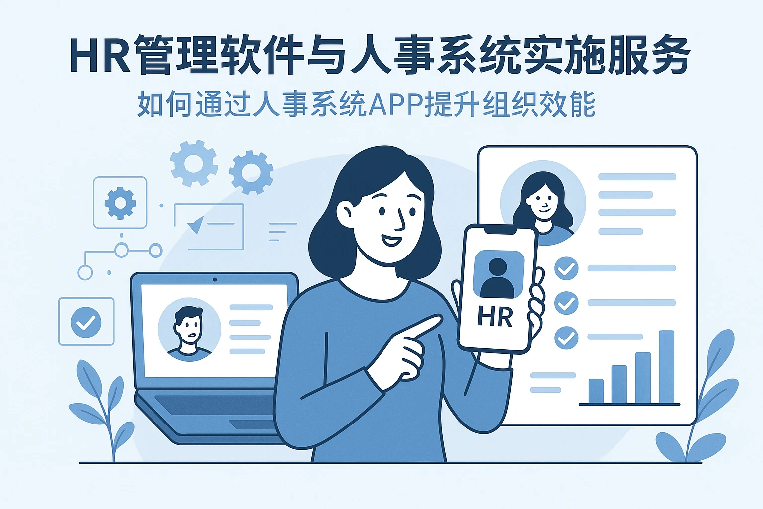 HR管理软件与人事系统实施服务：如何通过人事系统APP提升组织效能