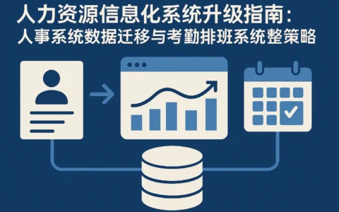 人力资源信息化系统升级指南：人事系统数据迁移与考勤排班系统整合策略