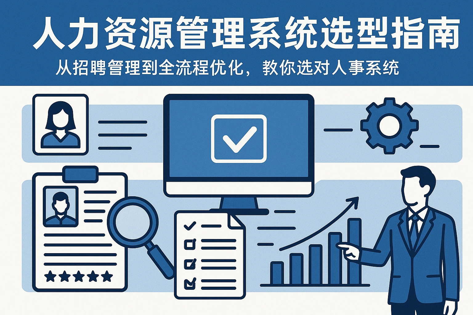 人力资源管理系统选型指南：从招聘管理到全流程优化，教你选对人事系统