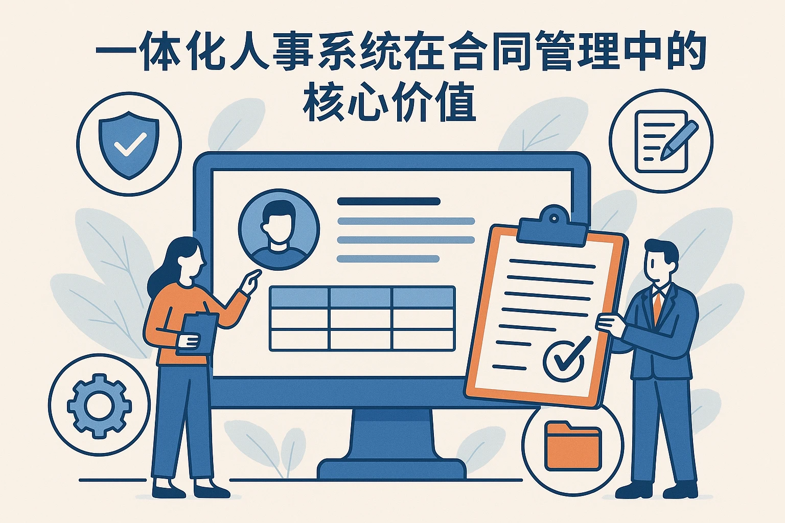 一体化人事系统在合同管理中的核心价值