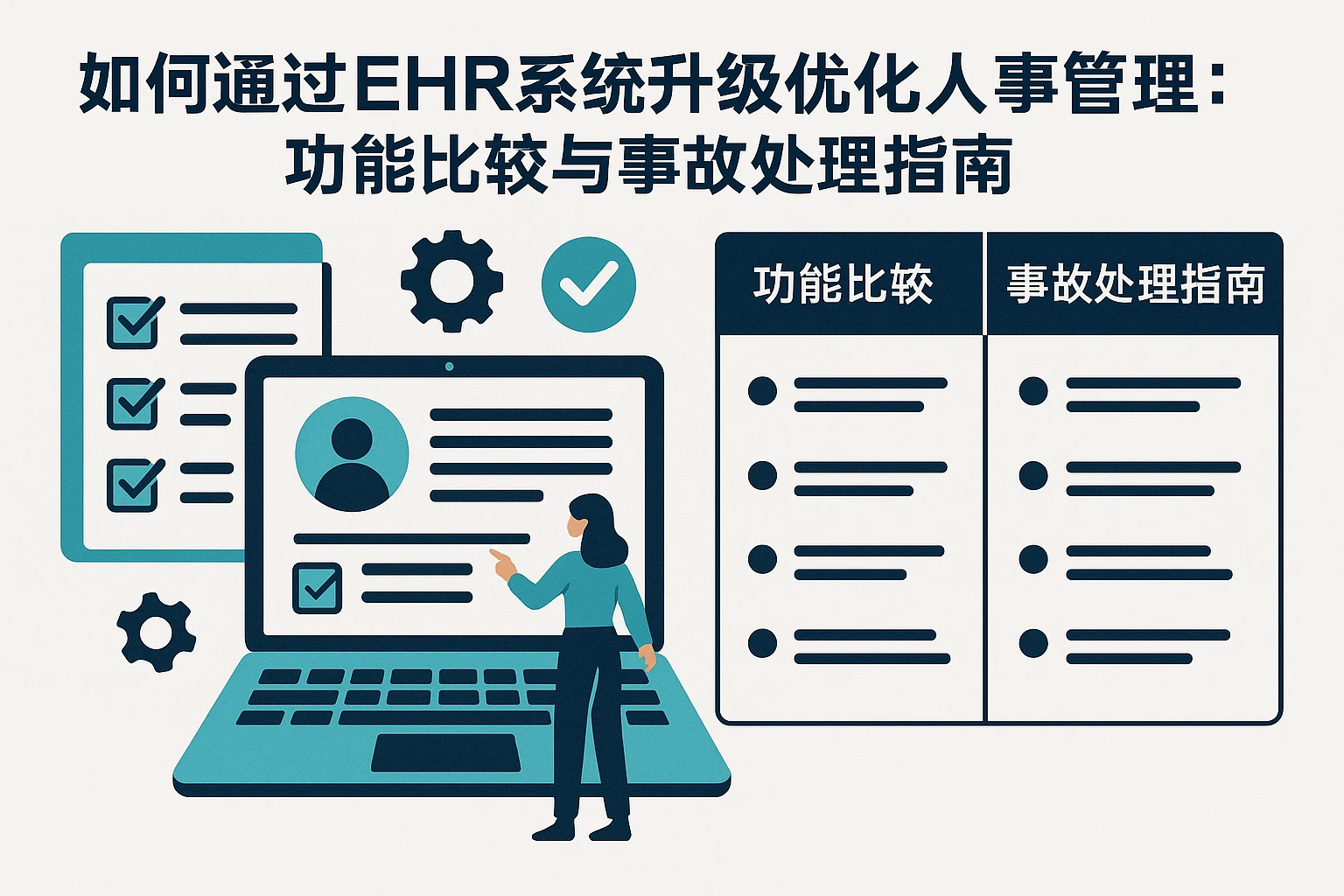 如何通过EHR系统升级优化人事管理:功能比较与事故处理指南