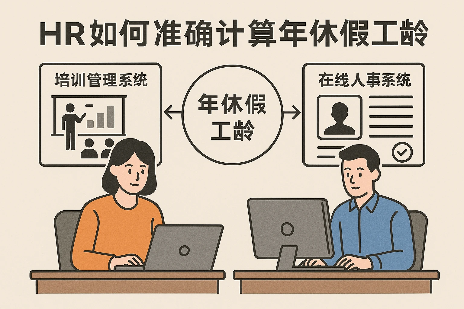 人力资源系统如何准确计算年休假工龄:培训管理系统与在线人事系统的关键作用