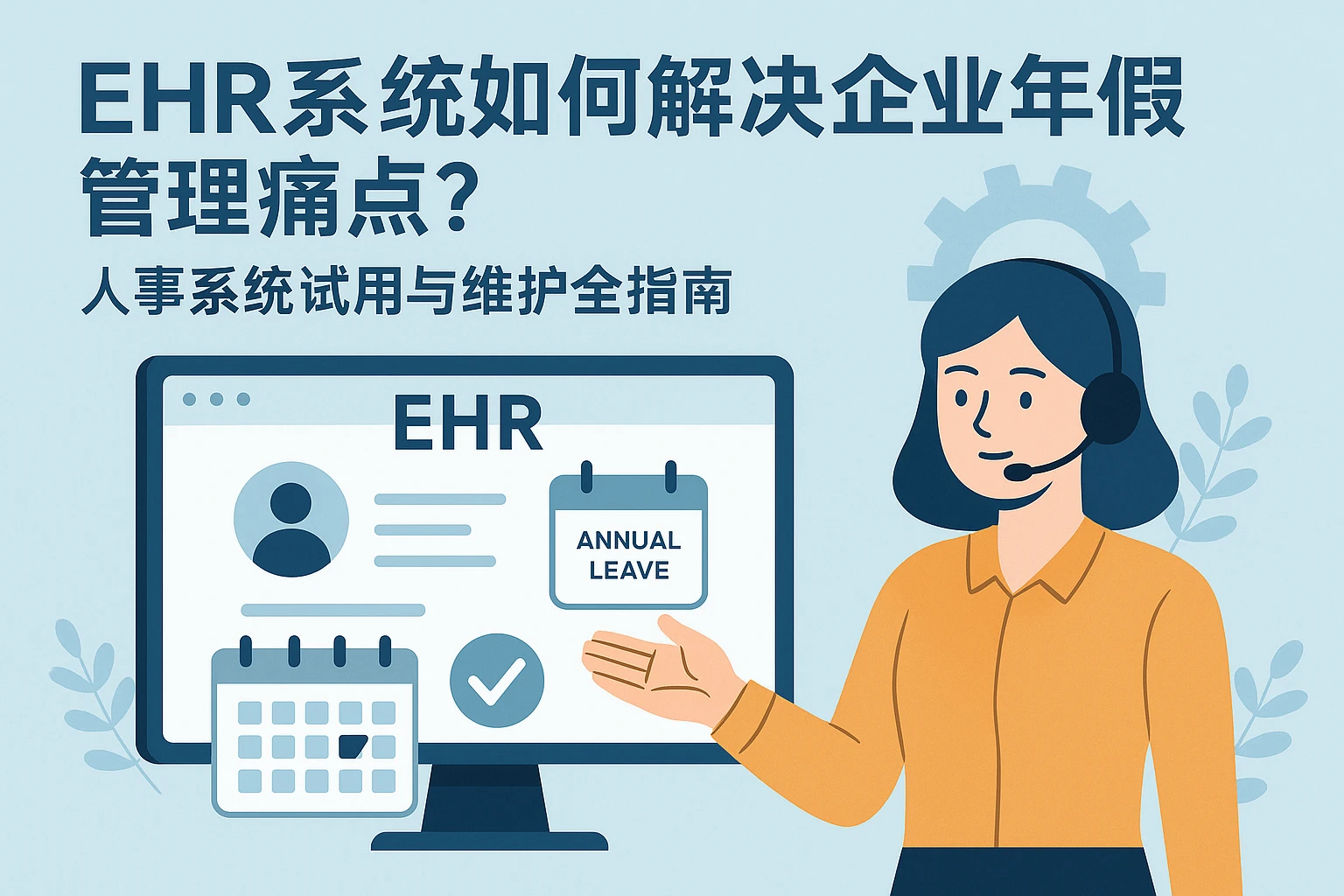 EHR系统如何解决企业年假管理痛点?人事系统试用与维护全指南