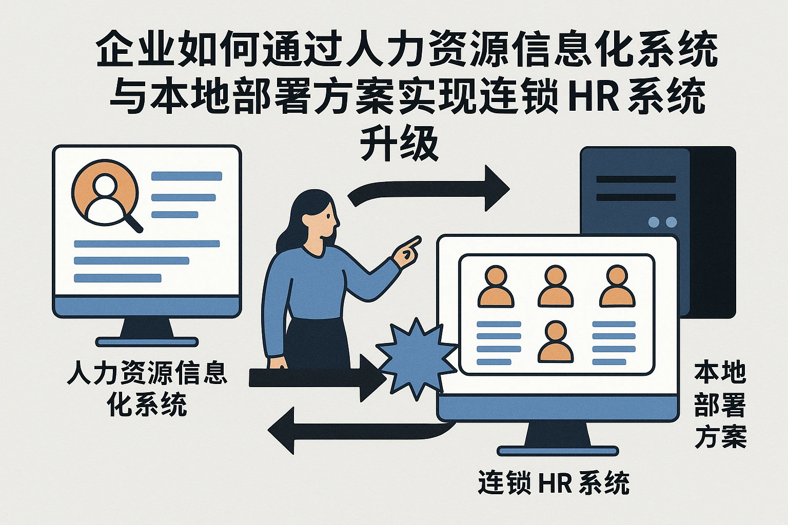 企业如何通过人力资源信息化系统与本地部署方案实现连锁HR系统升级