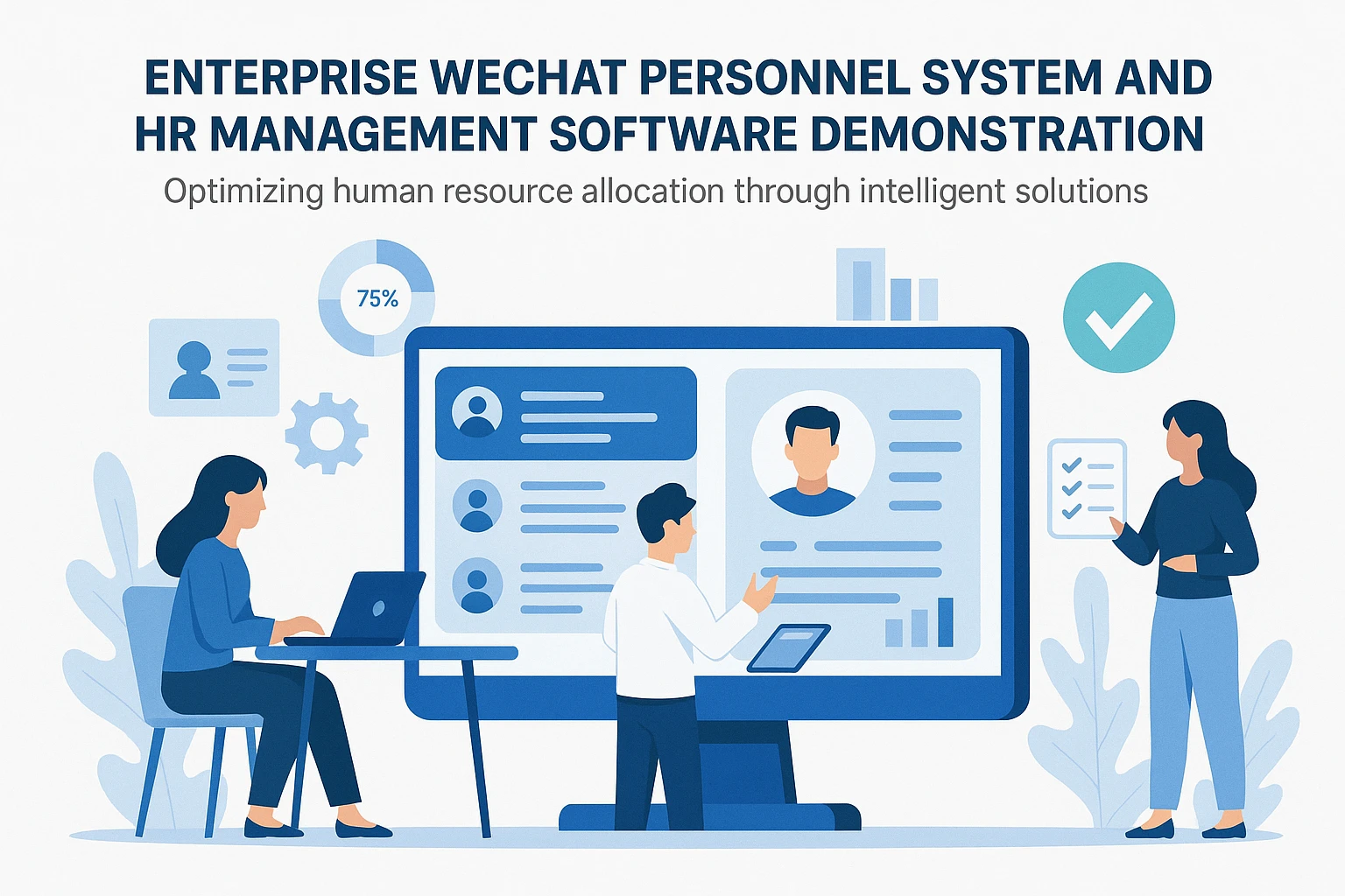 企业微信人事系统与人事管理软件演示：优化人力资源配置的智能解决方案