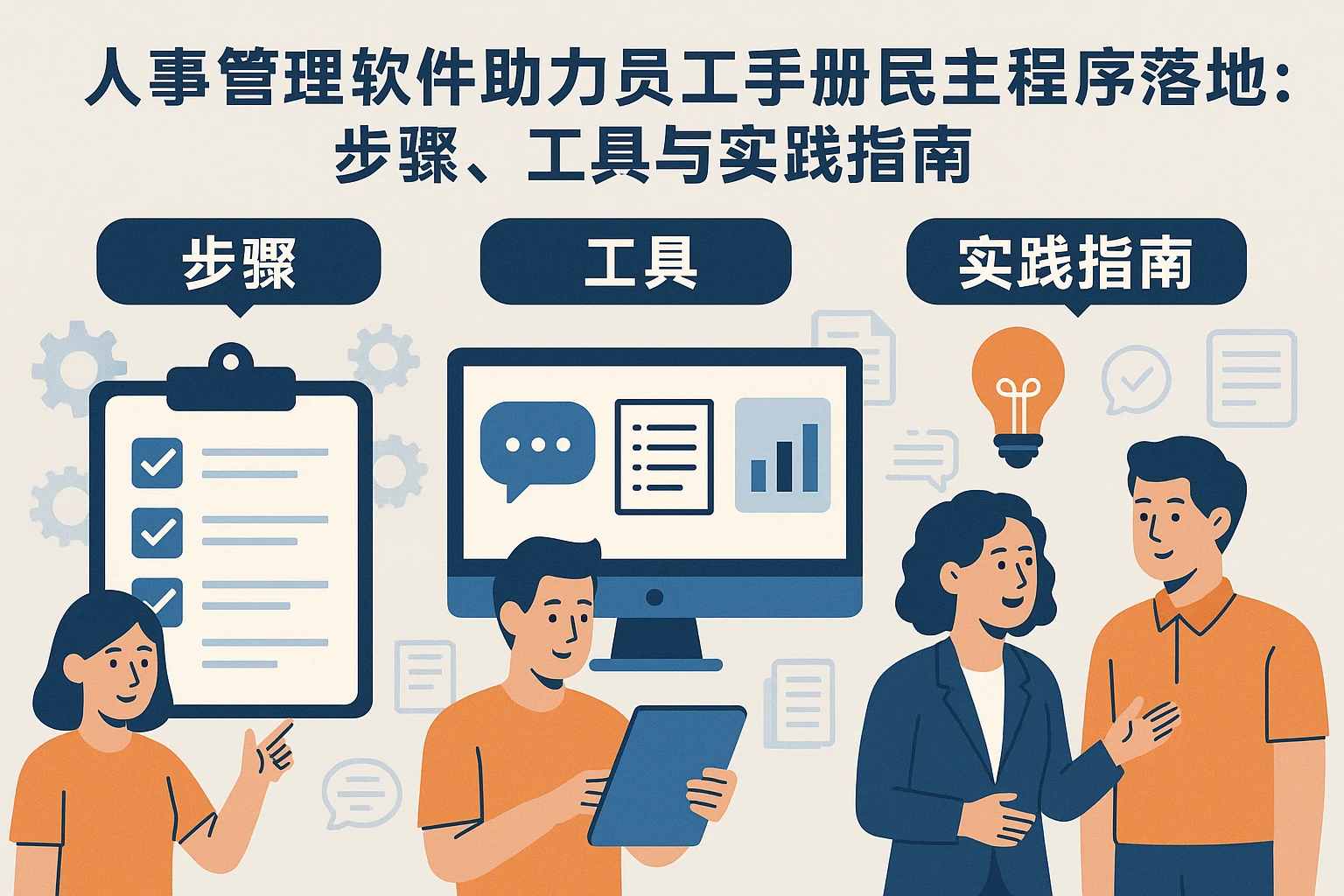 人事管理软件助力员工手册民主程序落地:步骤、工具与实践指南