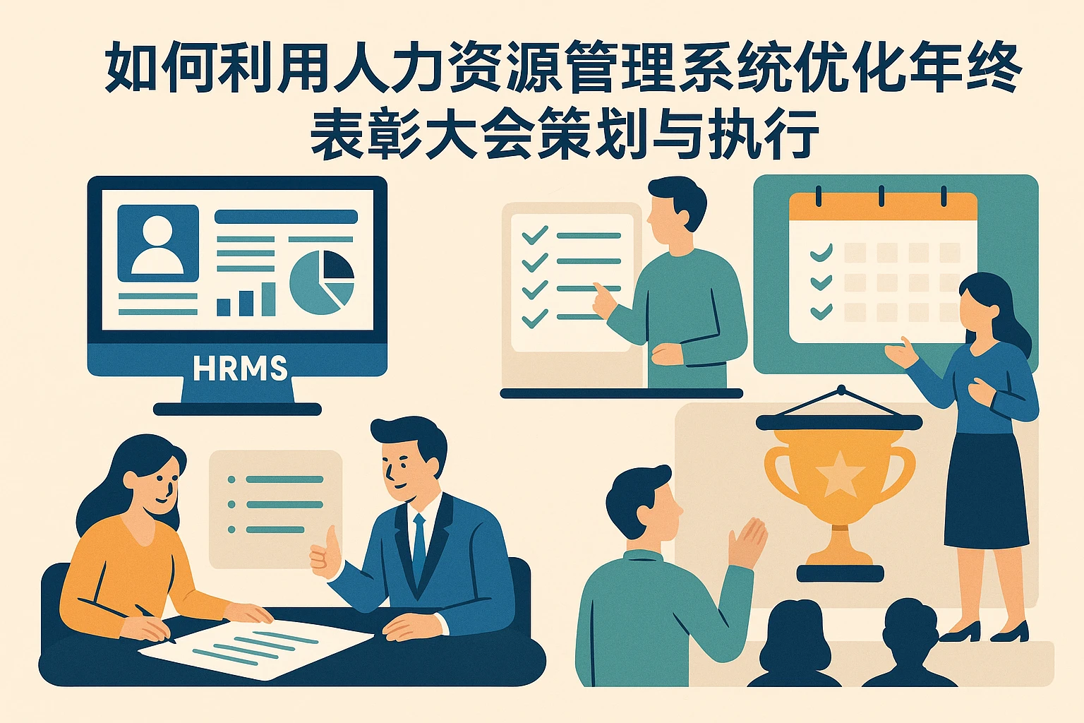 如何利用人力资源管理系统优化年终表彰大会策划与执行