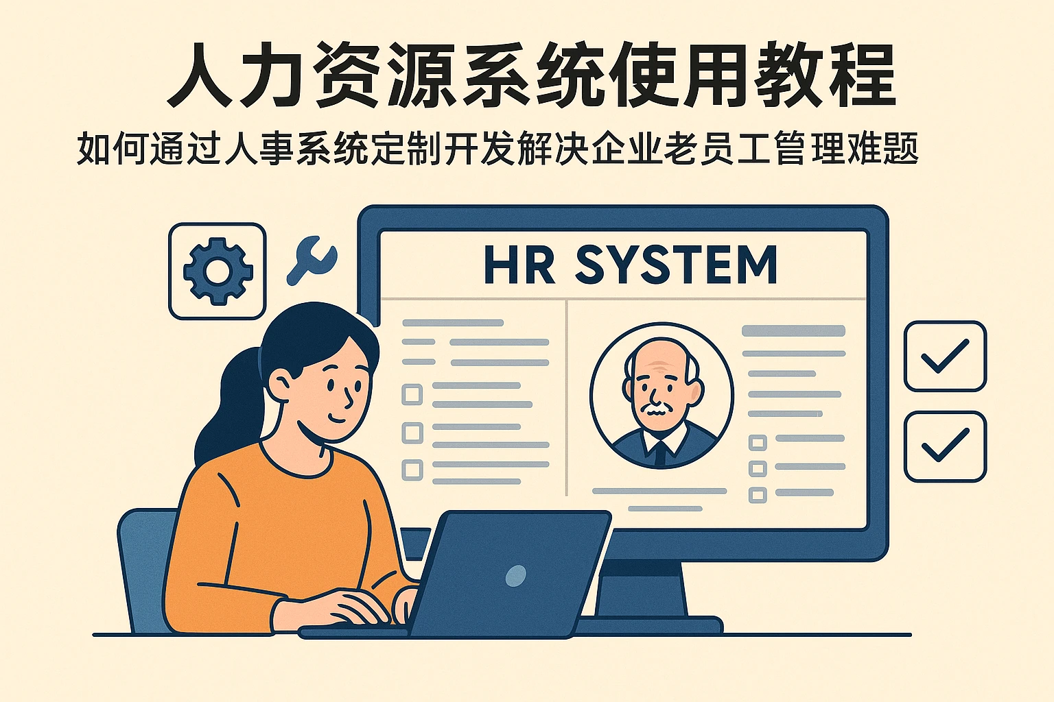人力资源系统使用教程:如何通过人事系统定制开发解决企业老员工管理难题