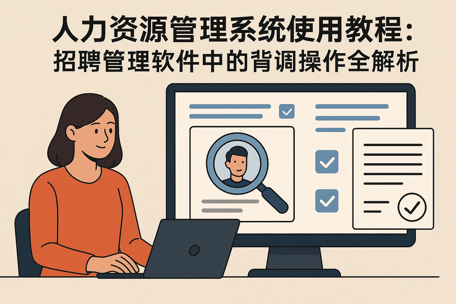 人力资源管理系统使用教程:招聘管理软件中的背调操作全解析
