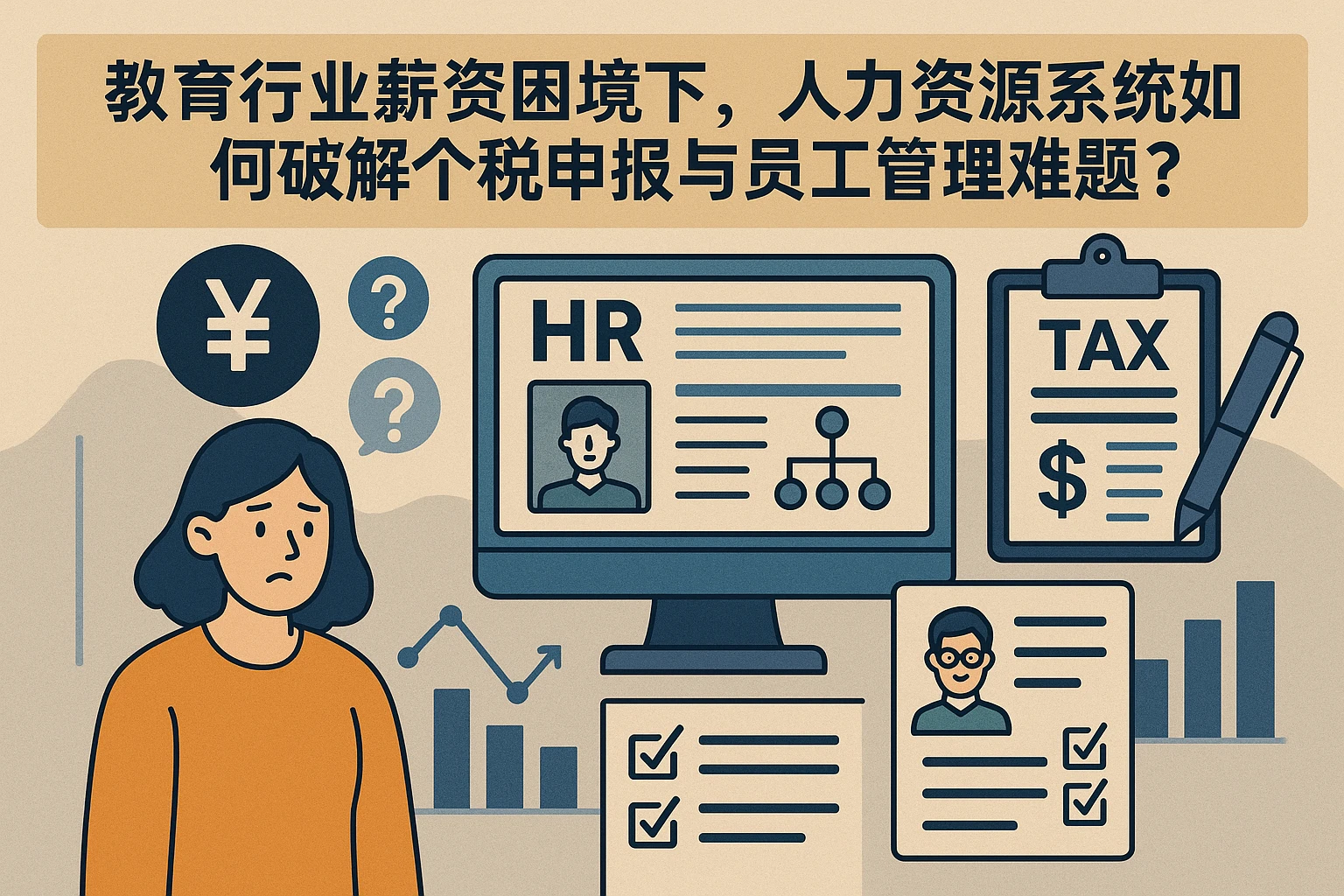 教育行业薪资困境下，人力资源系统如何破解个税申报与员工管理难题？