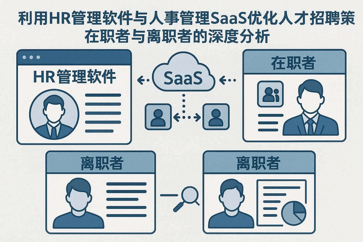 利用HR管理软件与人事管理SaaS优化人才招聘策略:在职者与离职者的深度分析