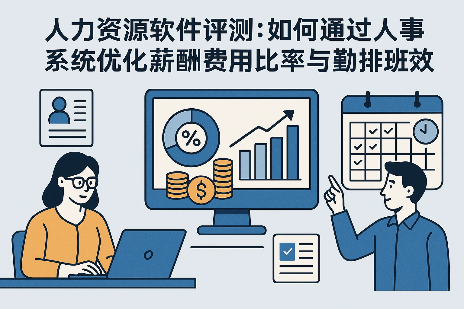人力资源软件评测：如何通过人事系统优化薪酬费用比率与考勤排班效率