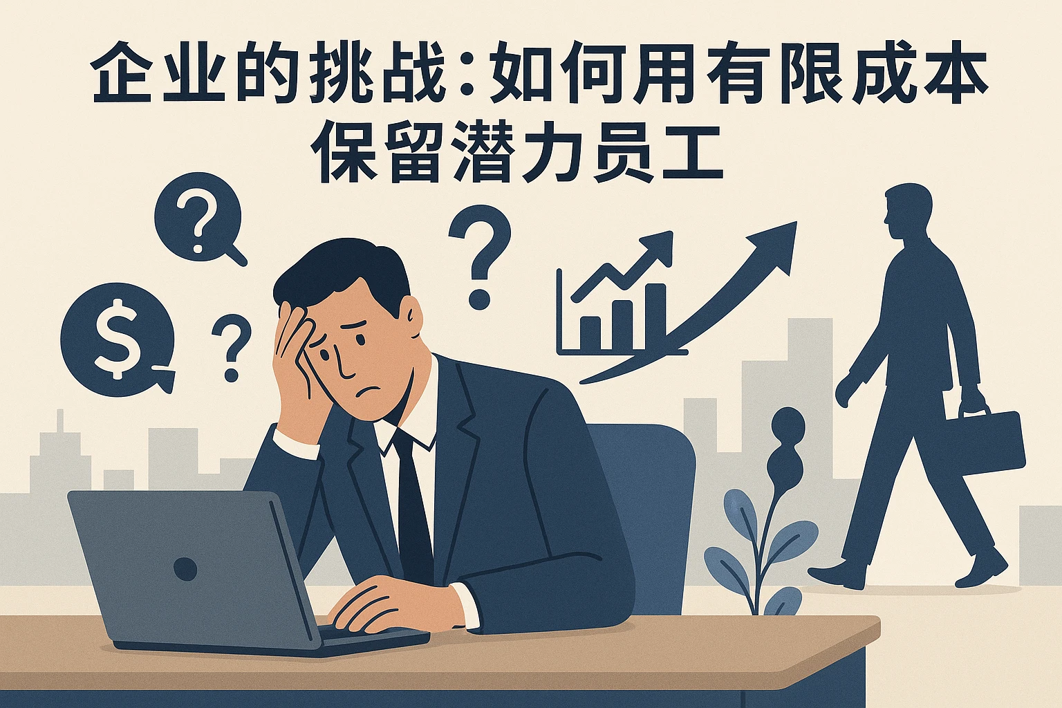 2. 企业的挑战:如何用有限成本保留潜力员工