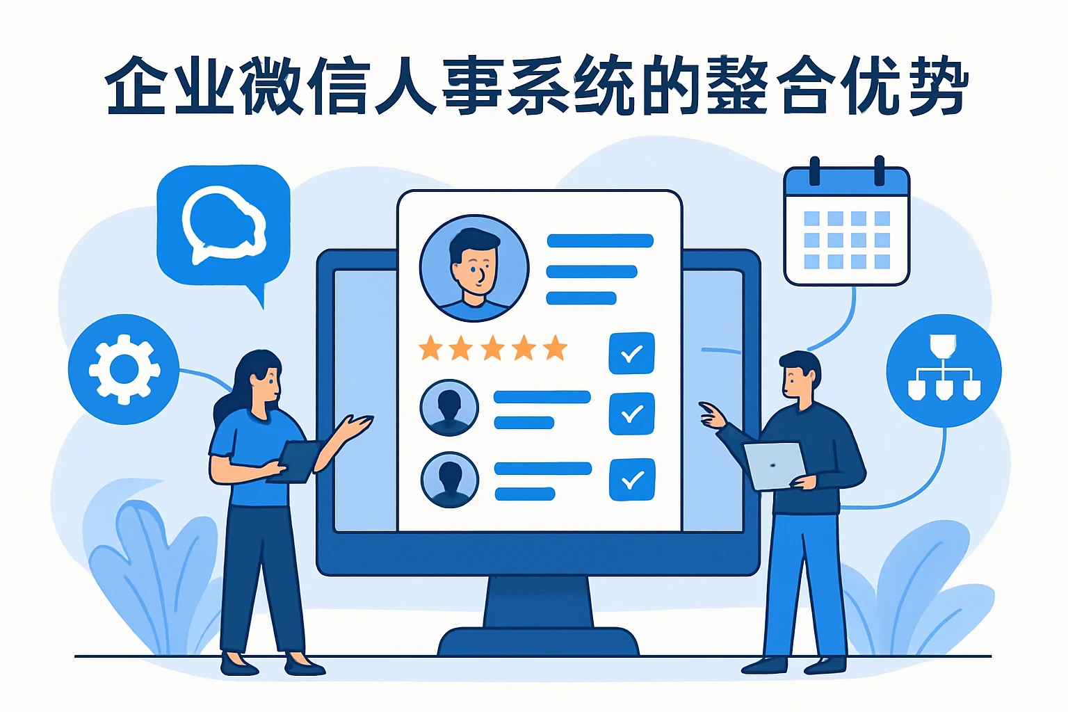 企业微信人事系统的整合优势