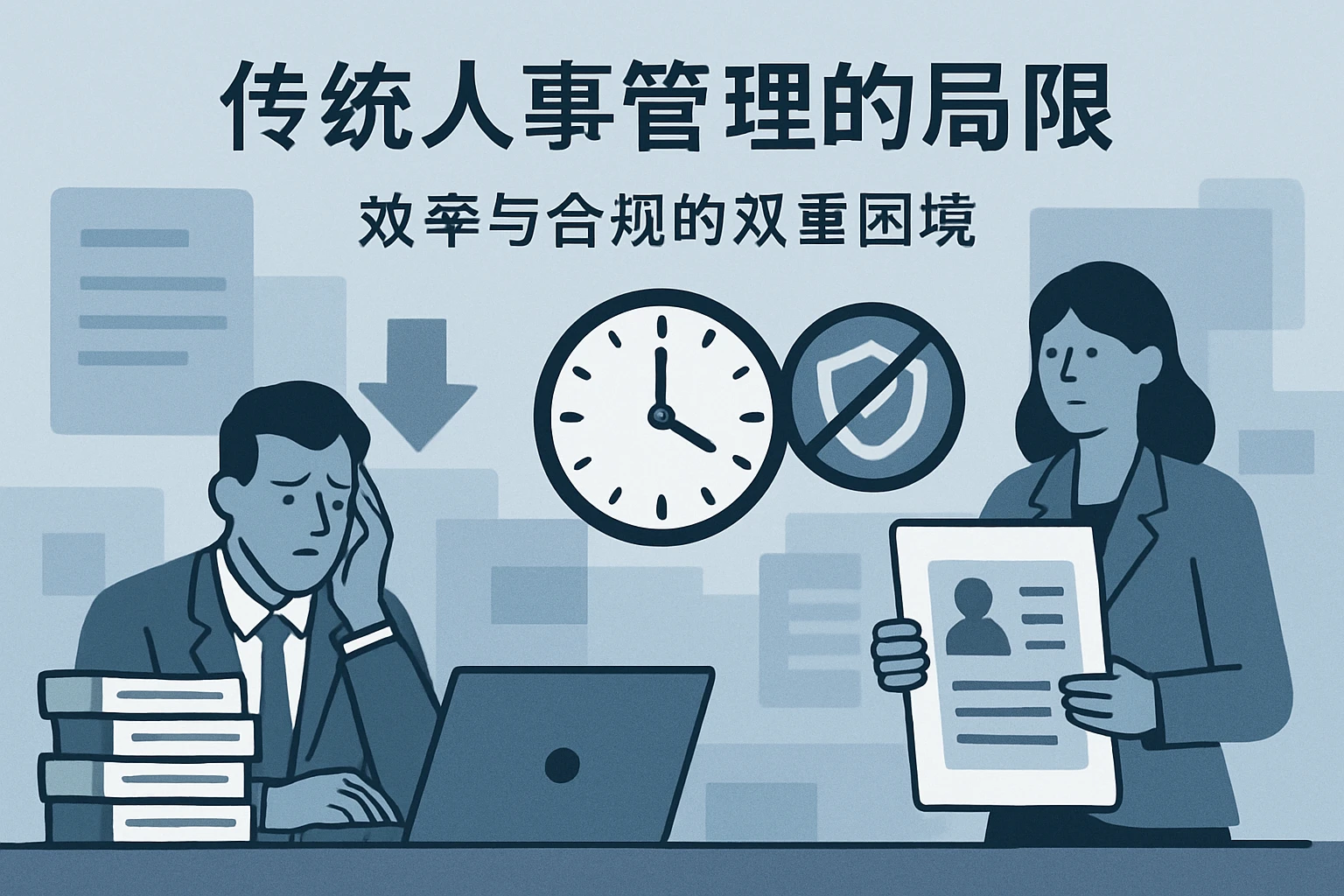 2. 传统人事管理的局限：效率与合规的双重困境