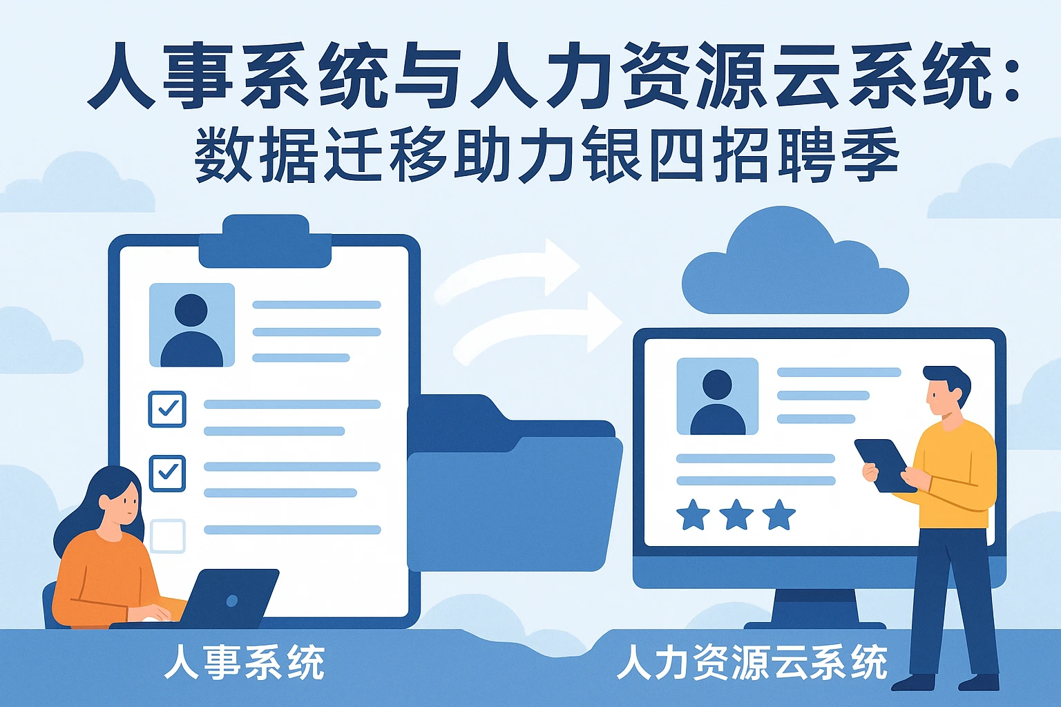 人事系统与人力资源云系统：数据迁移助力银四招聘季