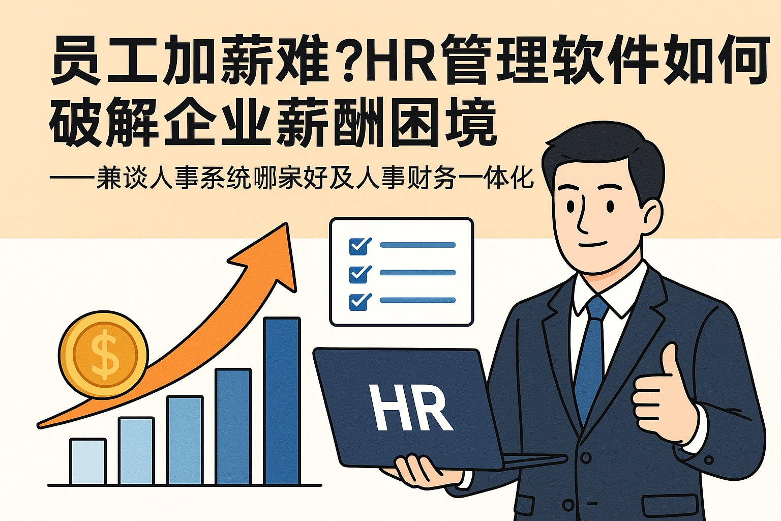 员工加薪难？HR管理软件如何破解企业薪酬困境——兼谈人事系统哪家好及人事财务一体化价值