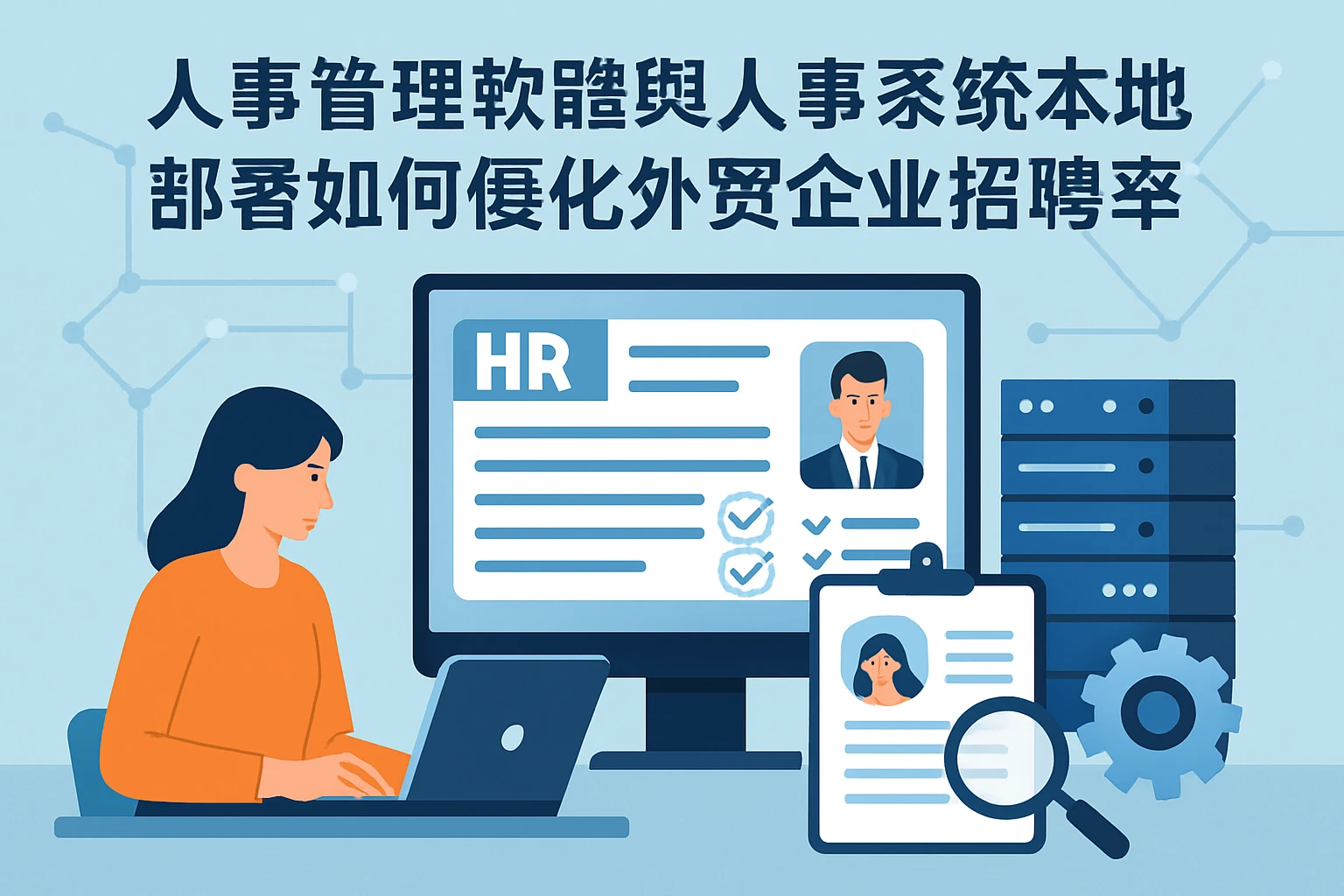 人事管理软件与人事系统本地部署如何优化外贸企业招聘效率