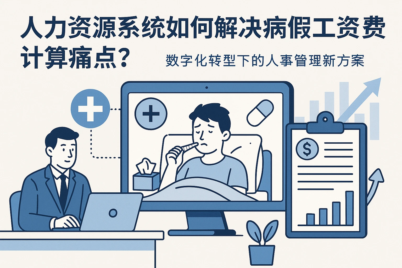 人力资源系统如何解决病假工资计算痛点?数字化转型下的人事管理新方案