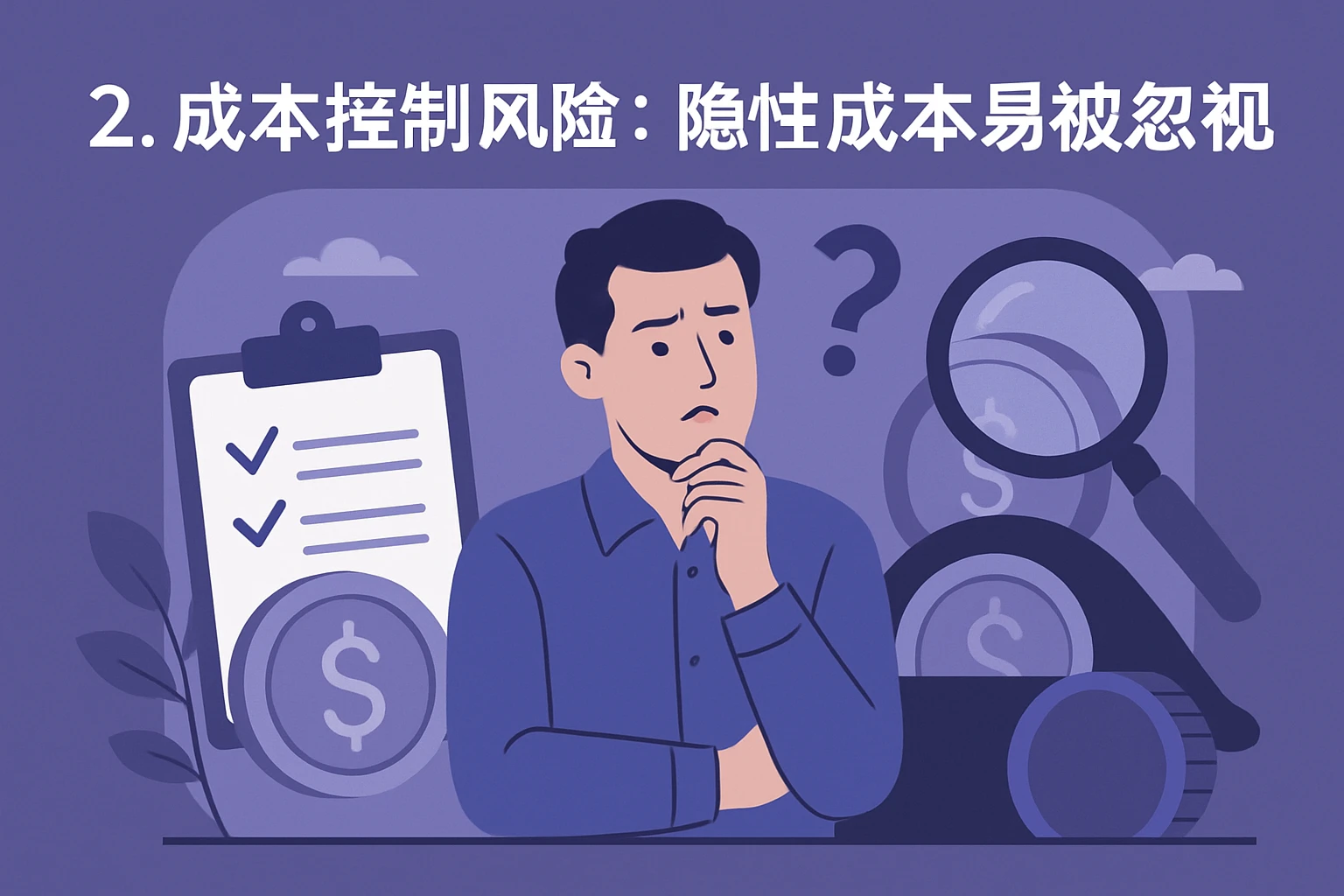 2. 成本控制风险：隐性成本易被忽视