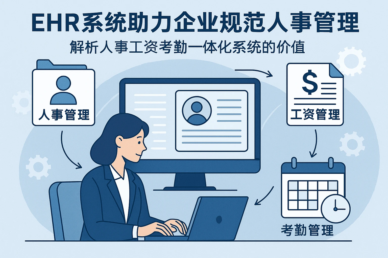 EHR系统助力企业规范人事管理,解析人事工资考勤一体化系统的价值