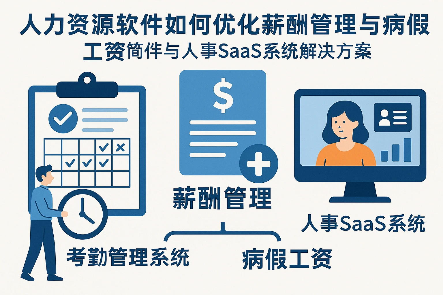 人力资源软件如何优化薪酬管理与病假工资计算：考勤管理系统与人事SaaS系统的解决方案