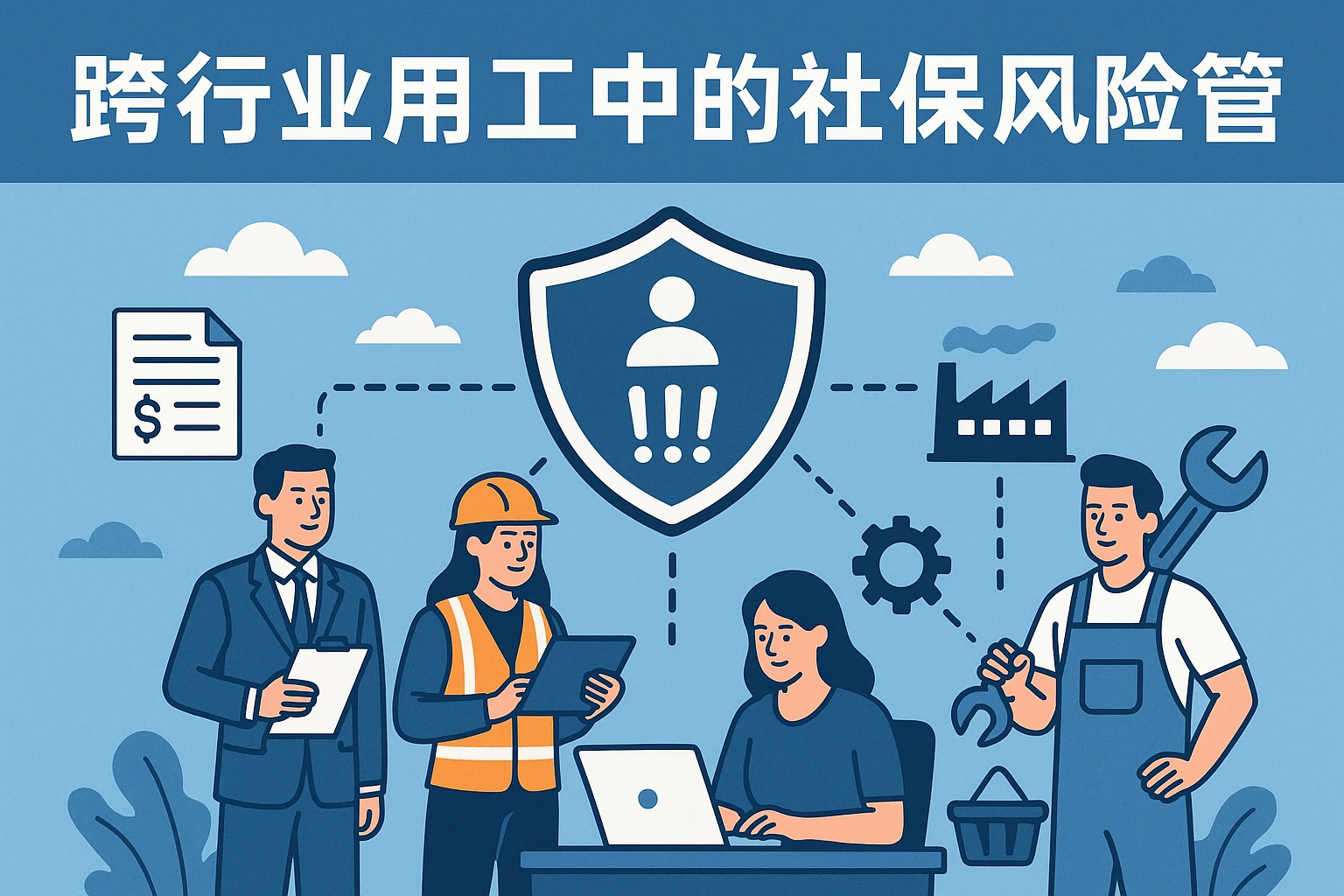 跨行业用工中的社保风险管理