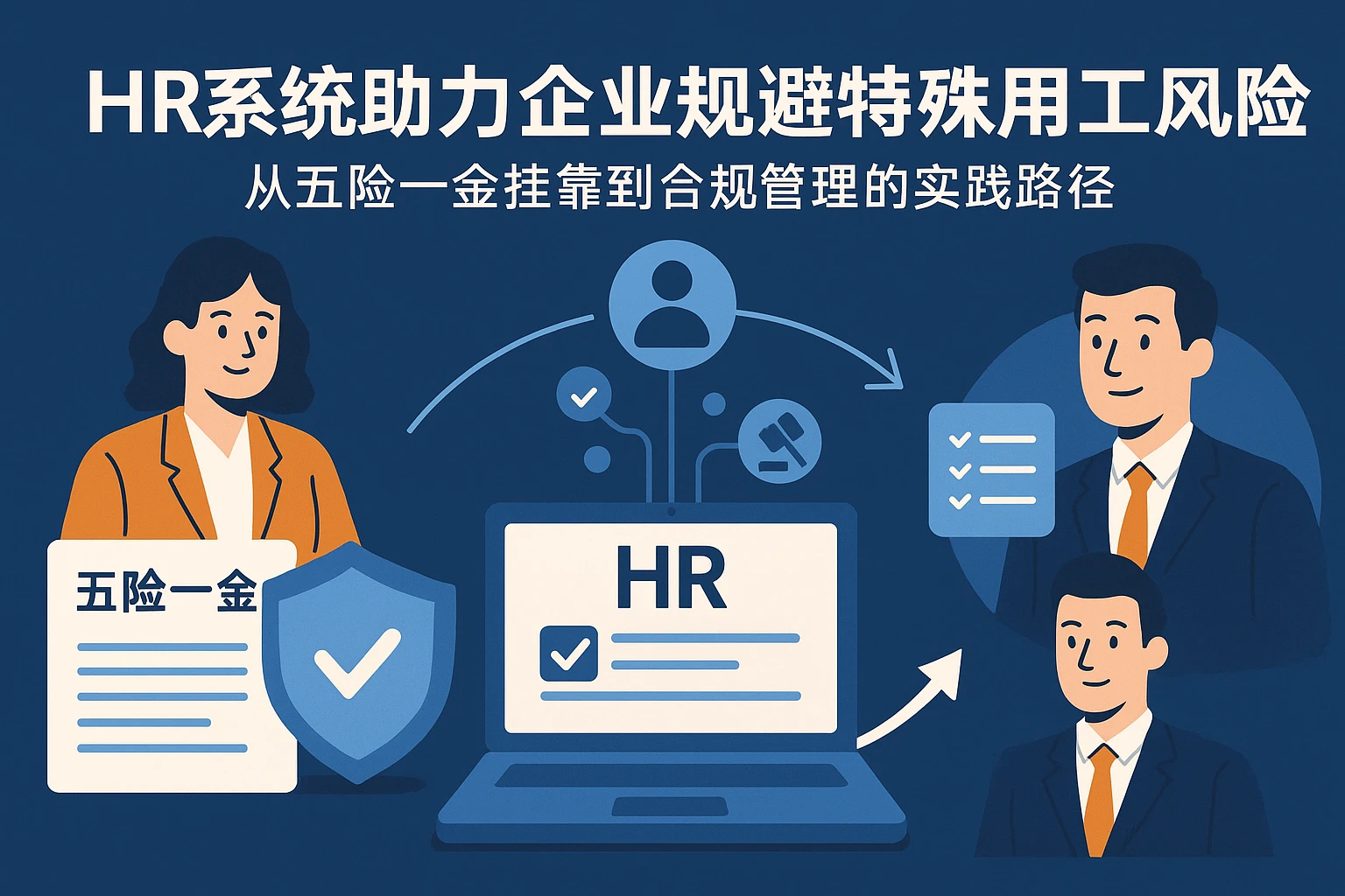 HR系统助力企业规避特殊用工风险：从五险一金挂靠到合规管理的实践路径