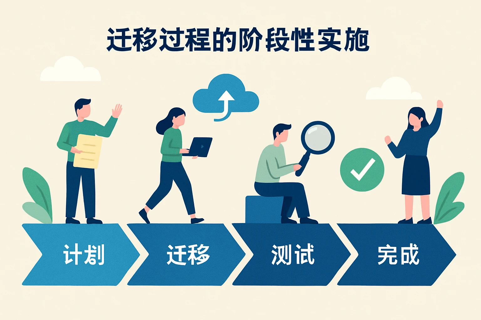 迁移过程的阶段性实施