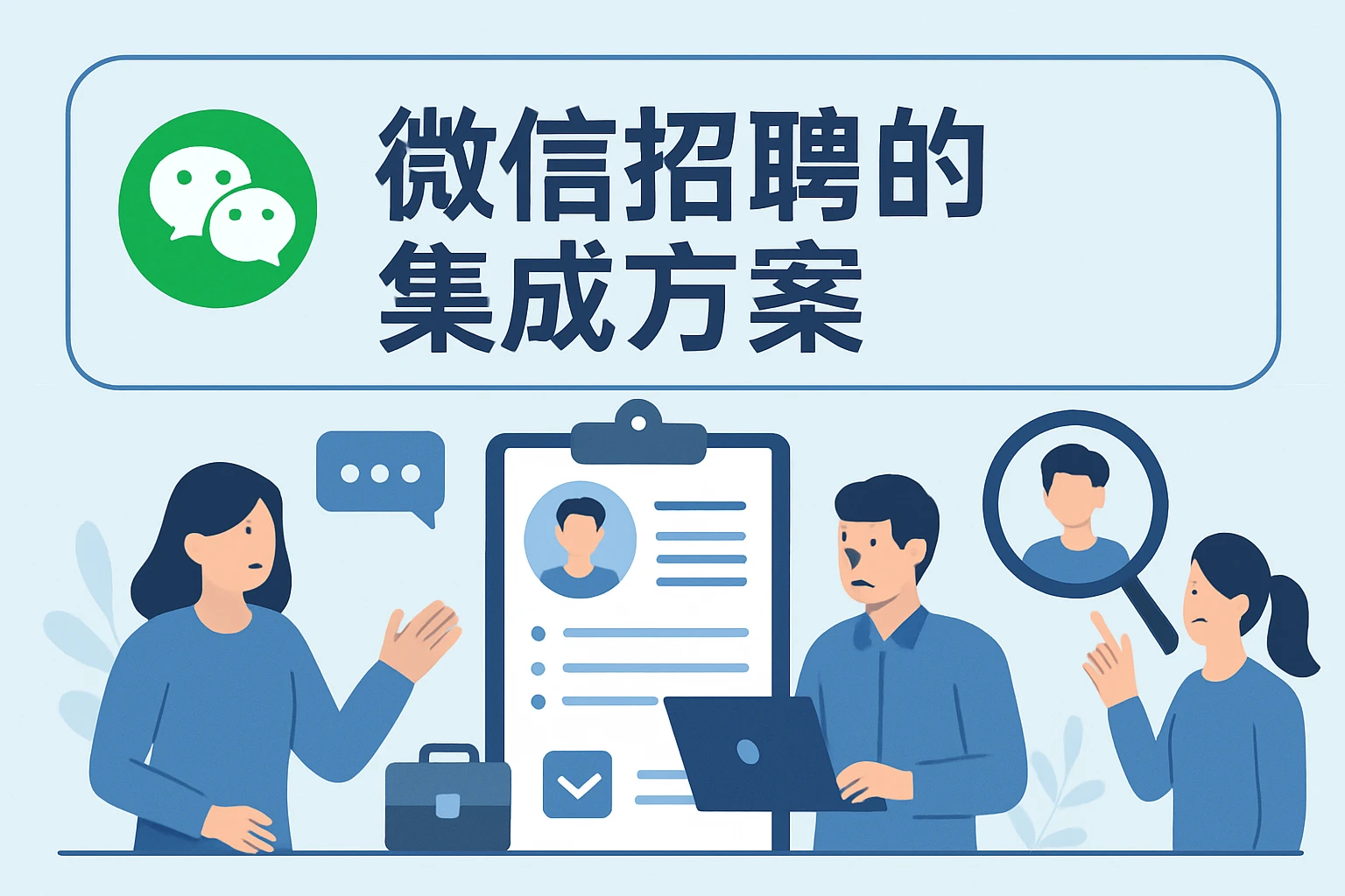 微信招聘的集成方案