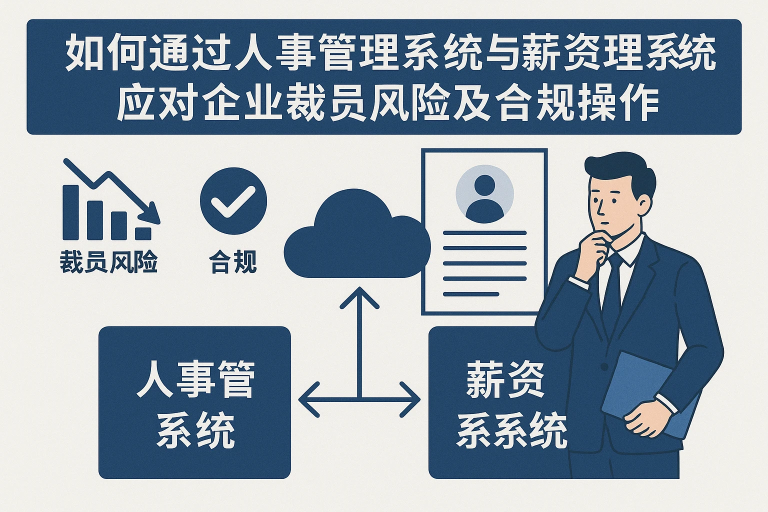 如何通过人事管理系统与薪资管理系统应对企业裁员风险及合规操作