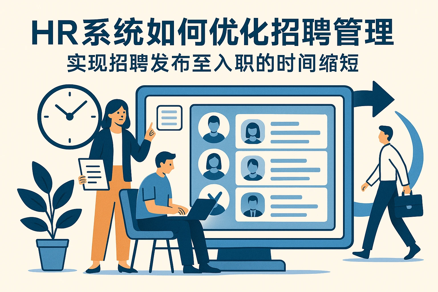 HR系统如何优化招聘管理系统实现招聘发布至入职的时间缩短