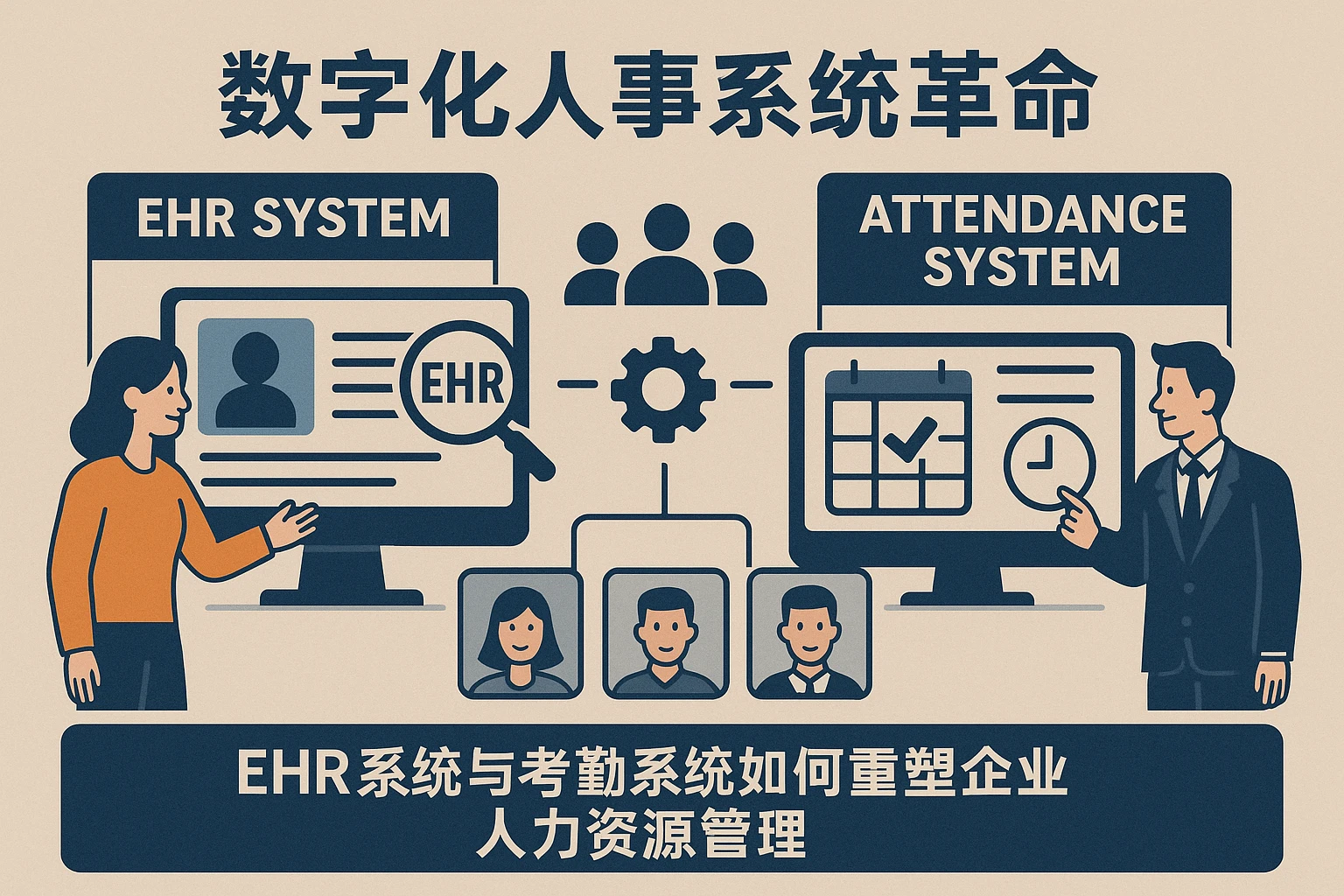数字化人事系统革命:EHR系统与考勤系统如何重塑企业人力资源管理