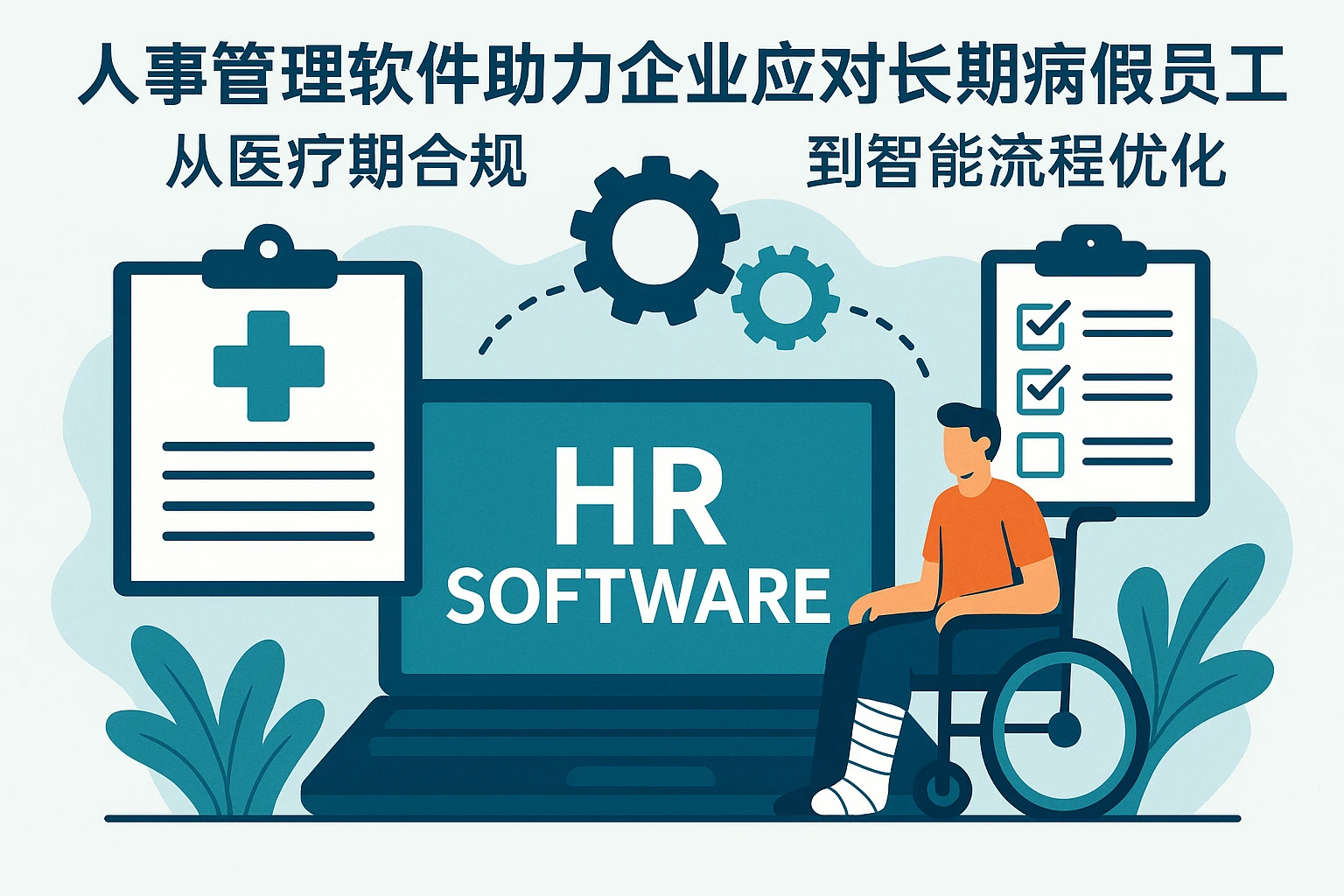 人事管理软件助力企业应对长期病假员工管理:从医疗期合规到智能流程优化