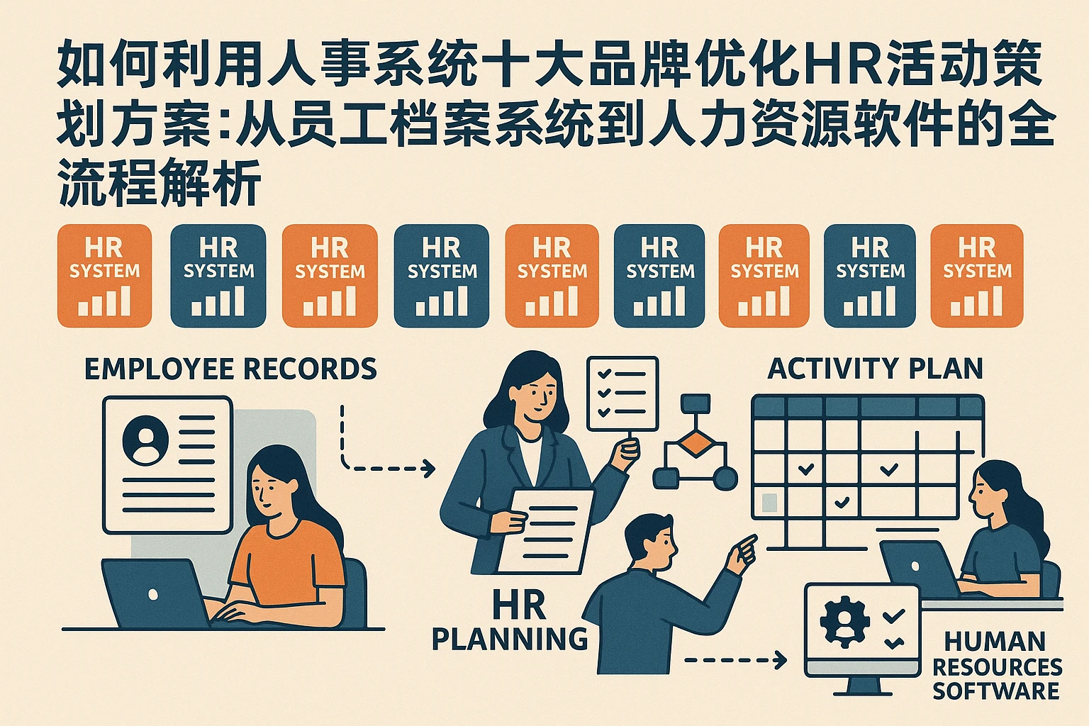 如何利用人事系统十大品牌优化HR活动策划方案：从员工档案系统到人力资源软件的全流程解析