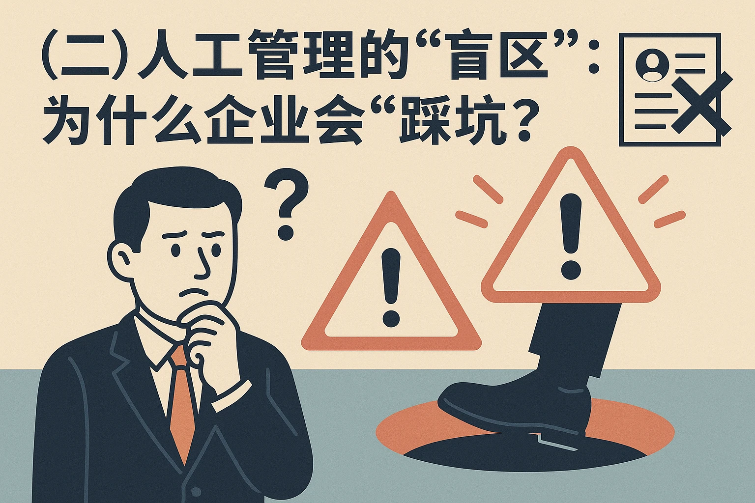 （二）人工管理的“盲区”：为什么企业会“踩坑”？
