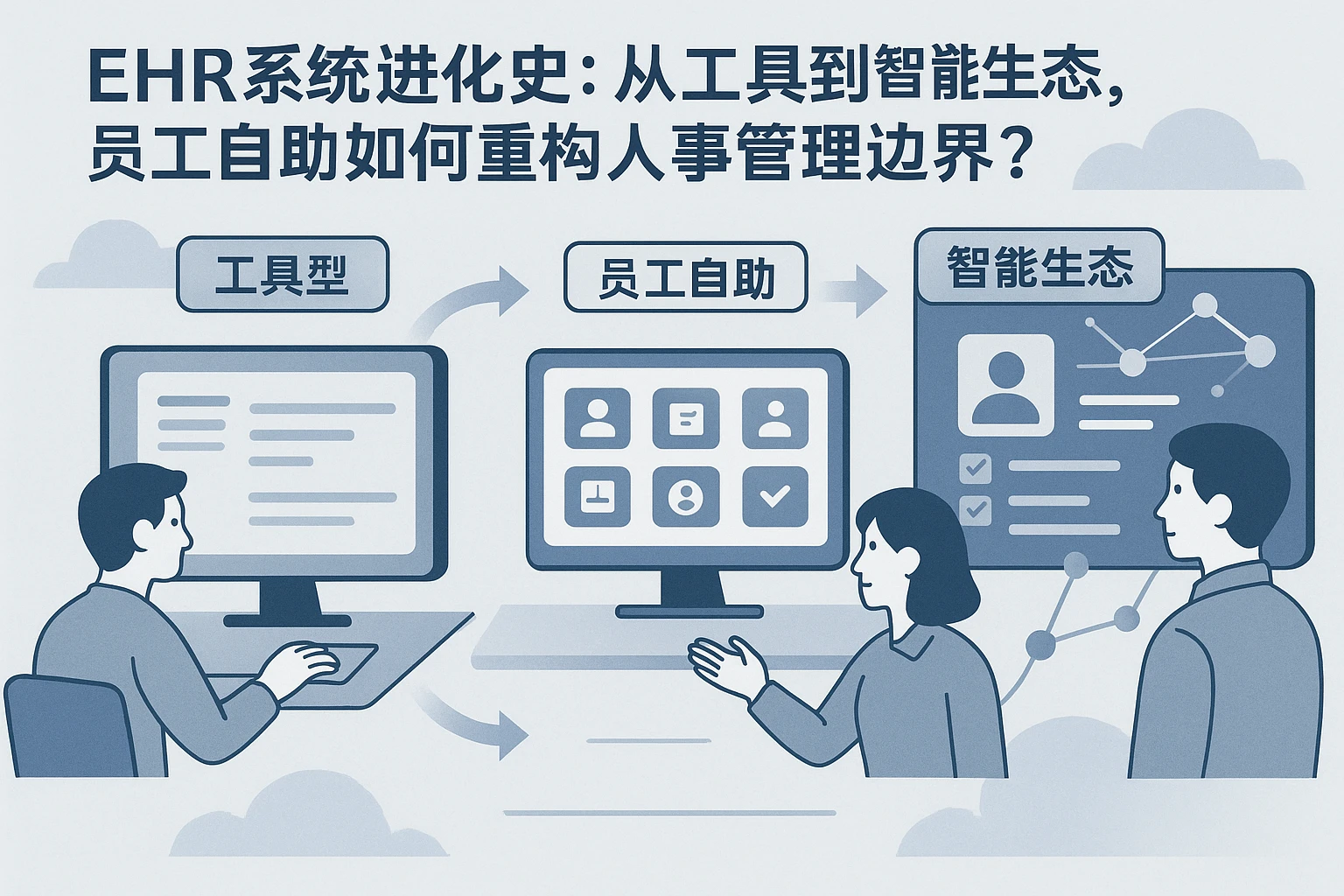 EHR系统进化史：从工具到智能生态，员工自助如何重构人事管理边界？