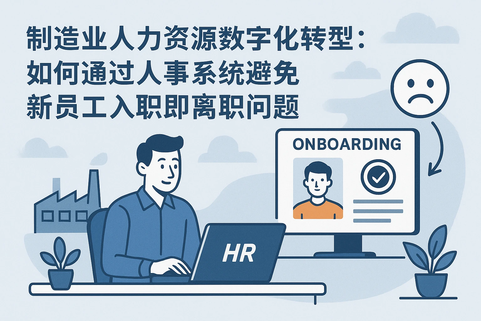 制造业人力资源数字化转型:如何通过人事系统避免新员工入职即离职问题