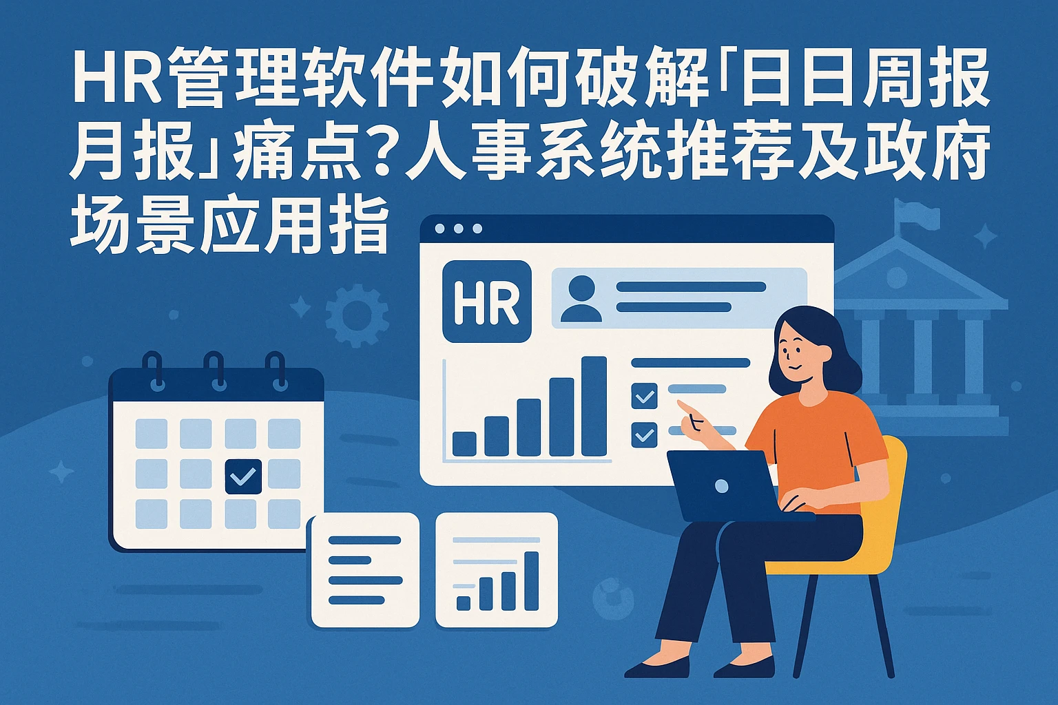 HR管理软件如何破解「日报周报月报」痛点?人事系统推荐及政府场景应用指南