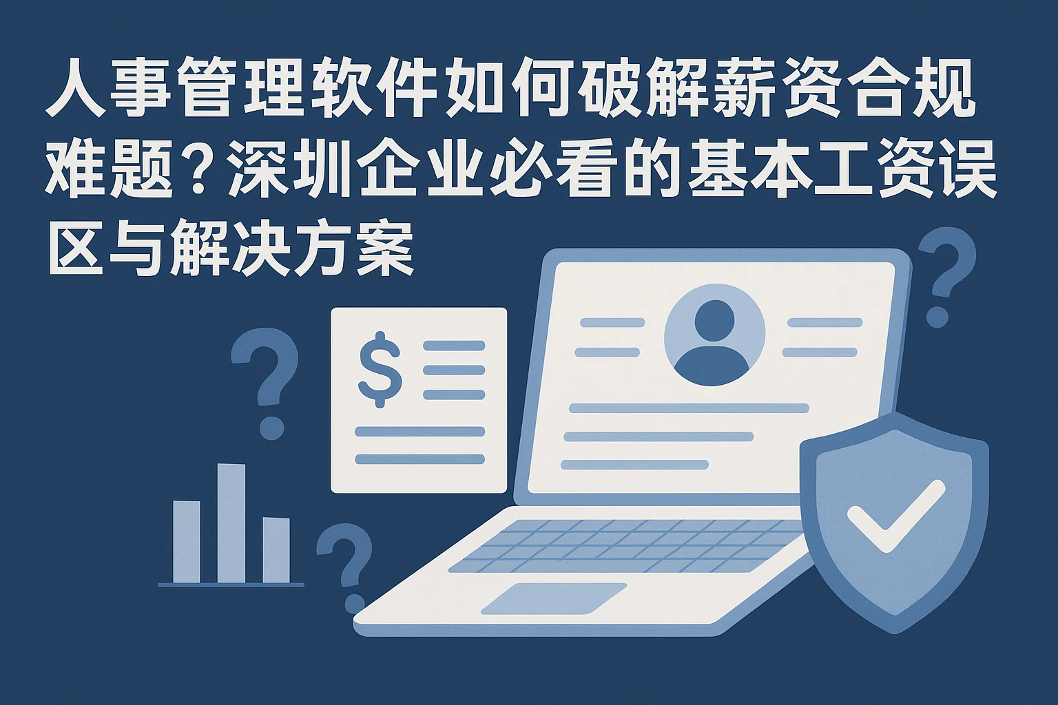 人事管理软件如何破解薪资合规难题？深圳企业必看的基本工资误区与解决方案