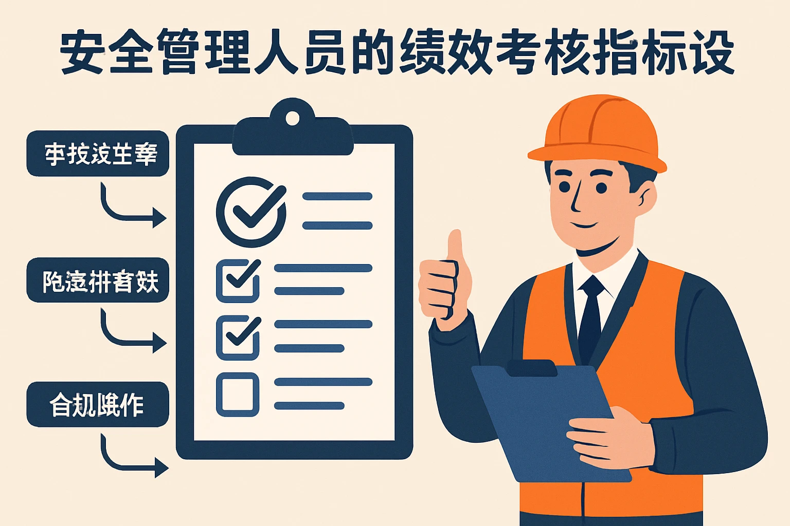 1. 安全管理人员的绩效考核指标设计