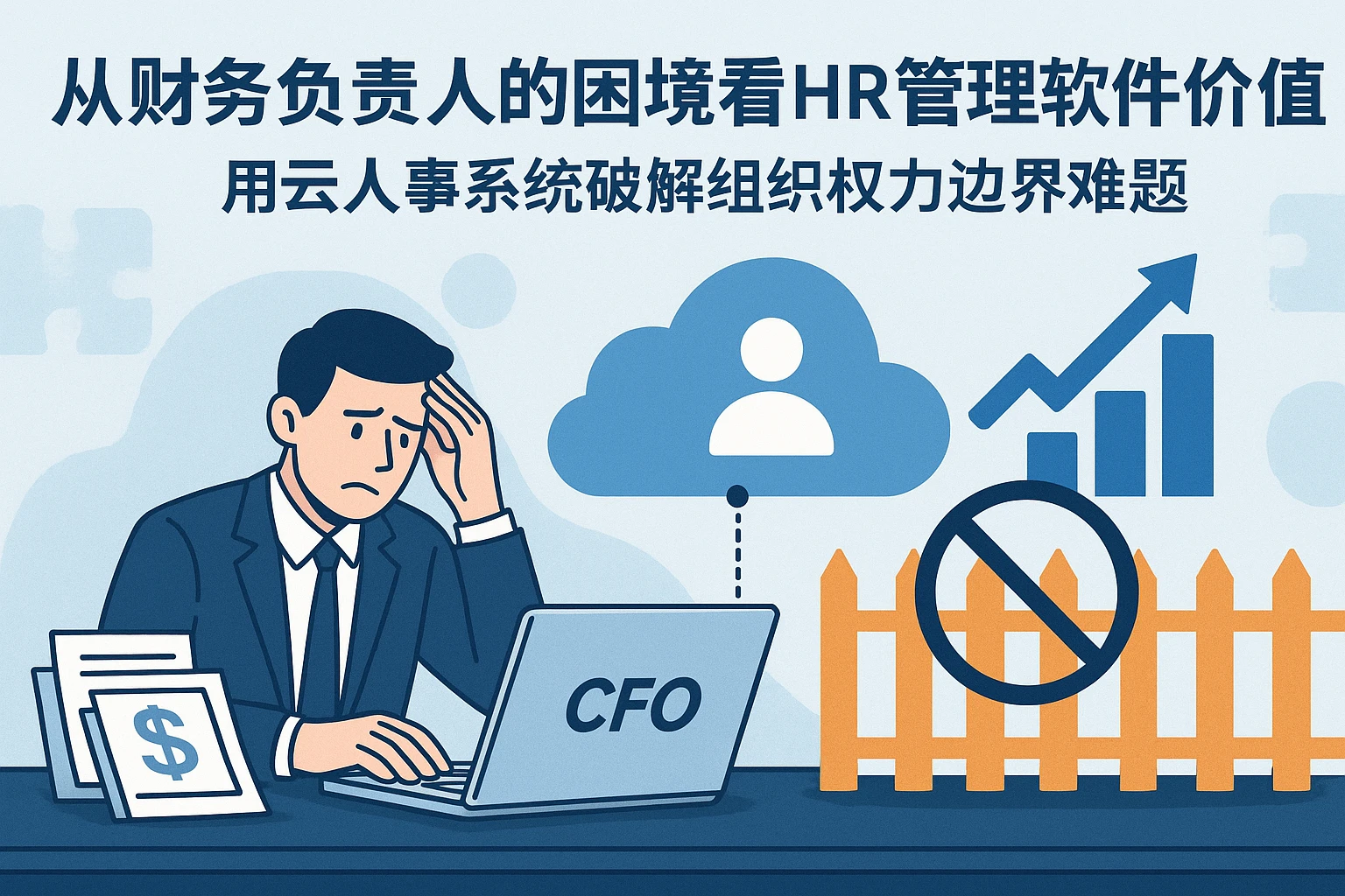 从财务负责人的困境看HR管理软件的价值：用云人事系统破解组织权力边界难题