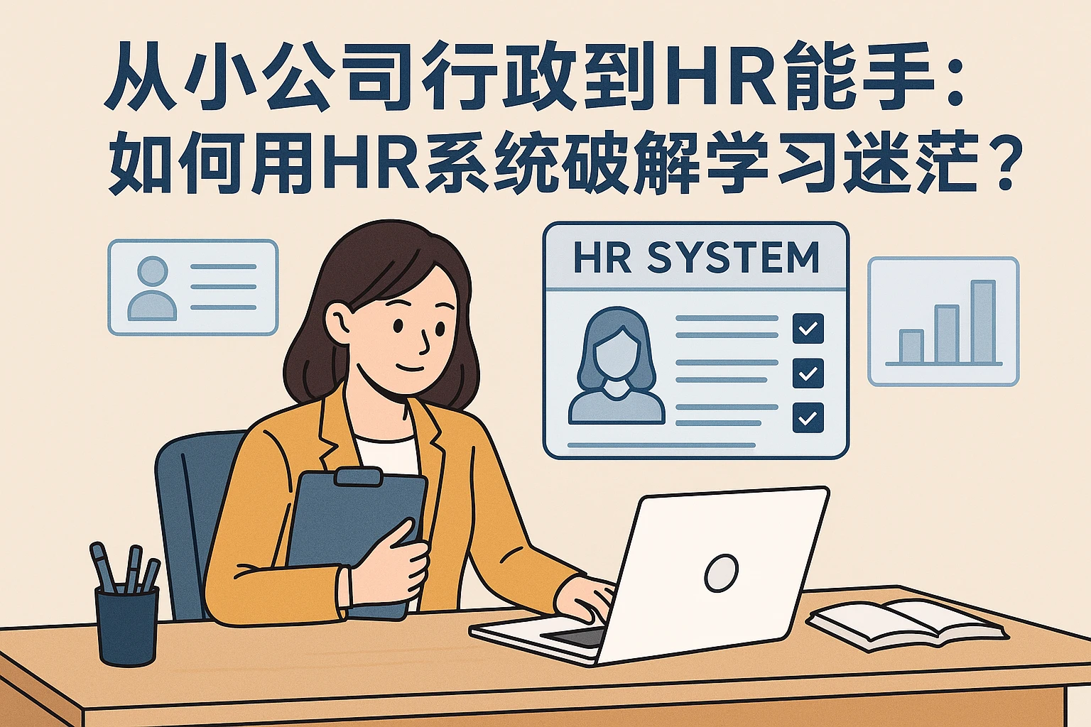 从小公司行政到HR能手：如何用HR系统破解学习迷茫？