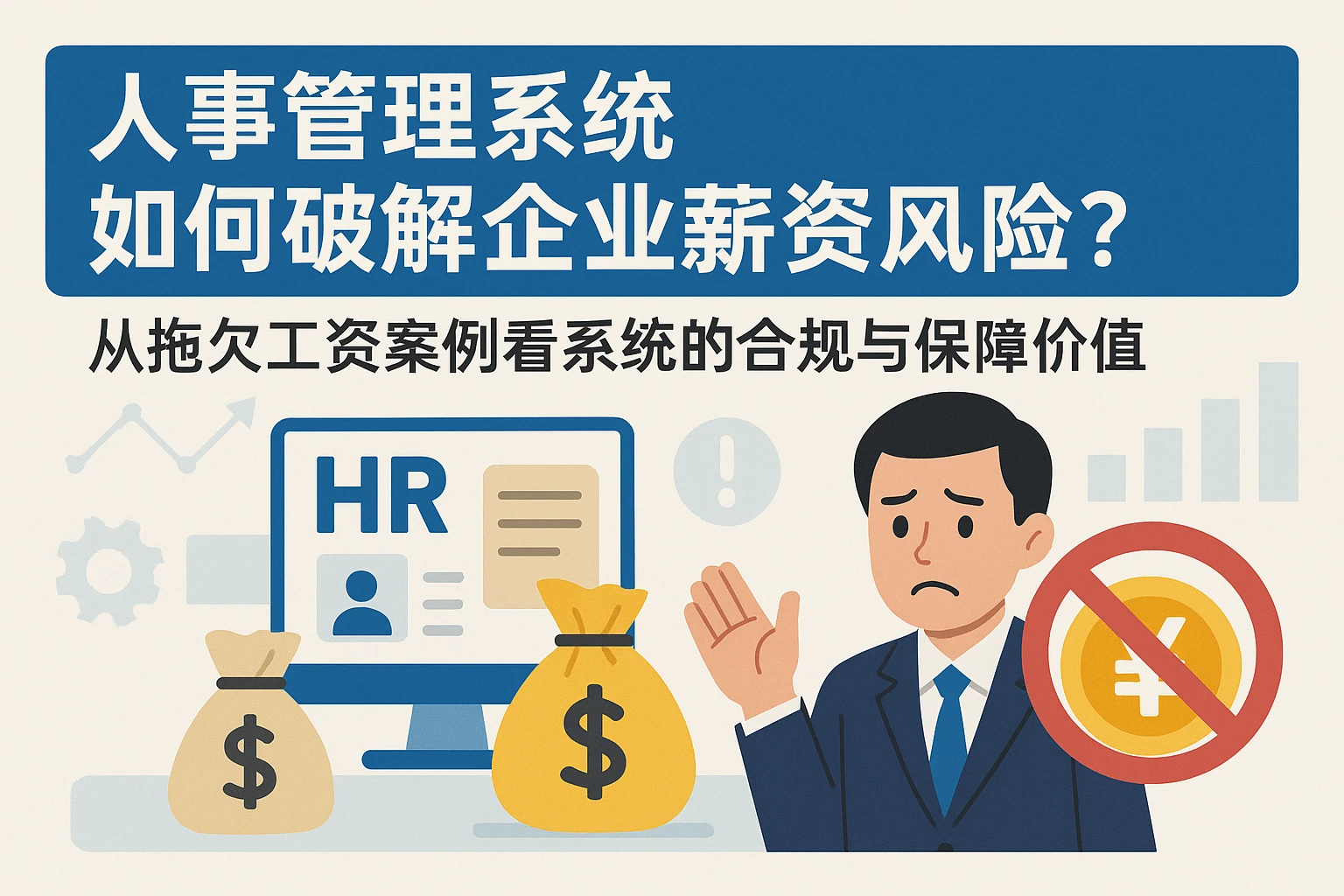 人事管理系统如何破解企业薪资风险?从拖欠工资案例看系统的合规与保障价值
